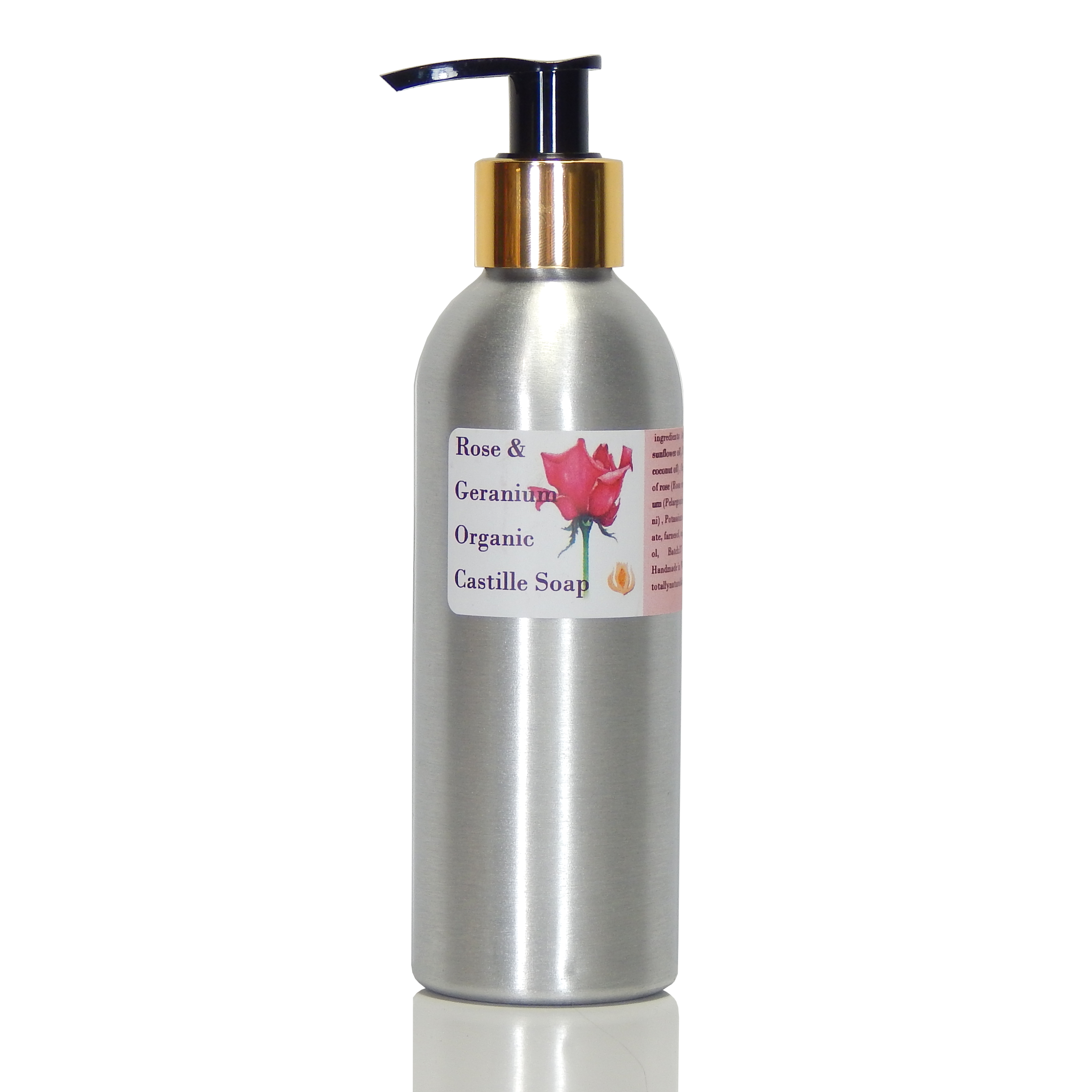 Rose & Geranium Organic Castille Soap