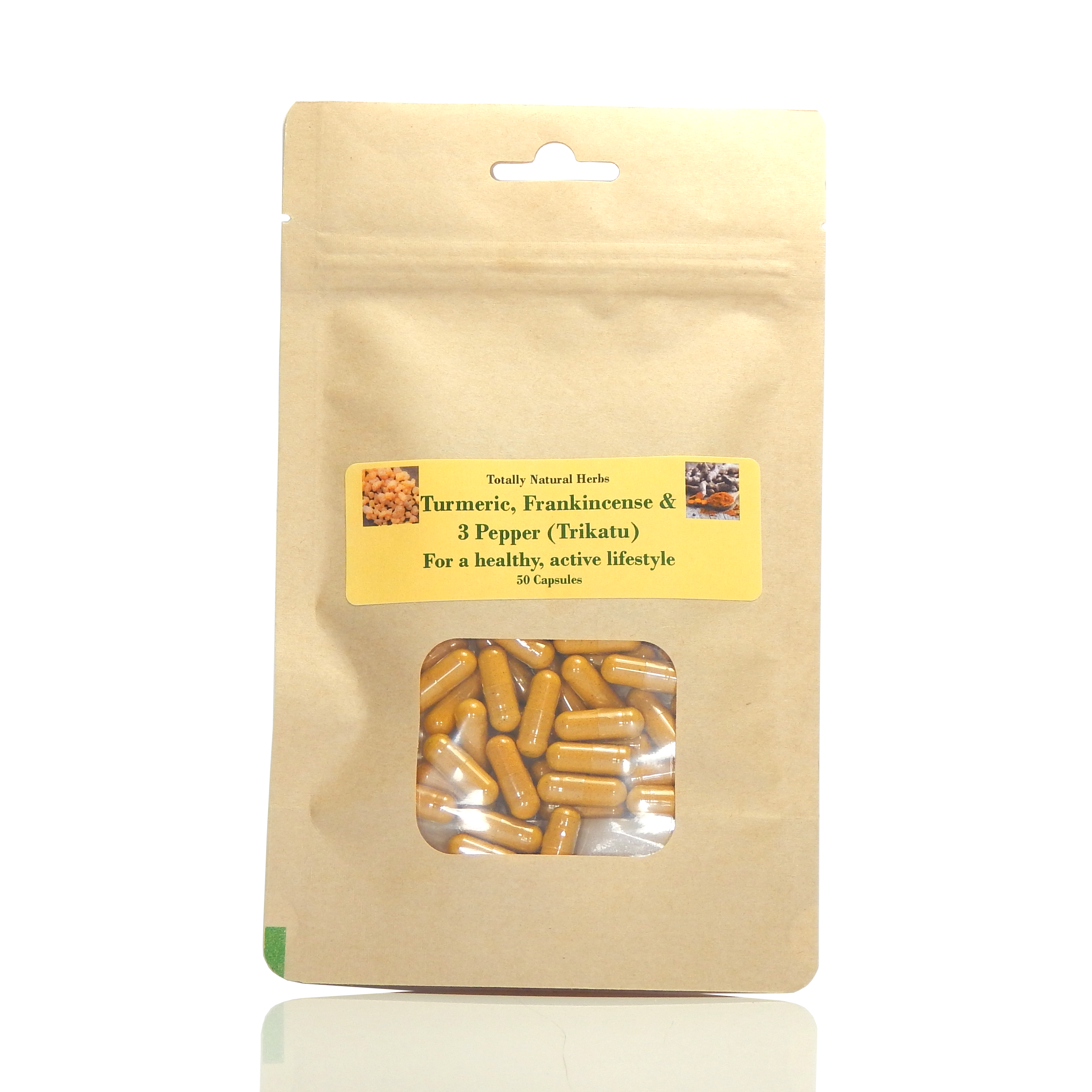 Turmeric, Frankincense & 3 Pepper (Trikatu) Capsules