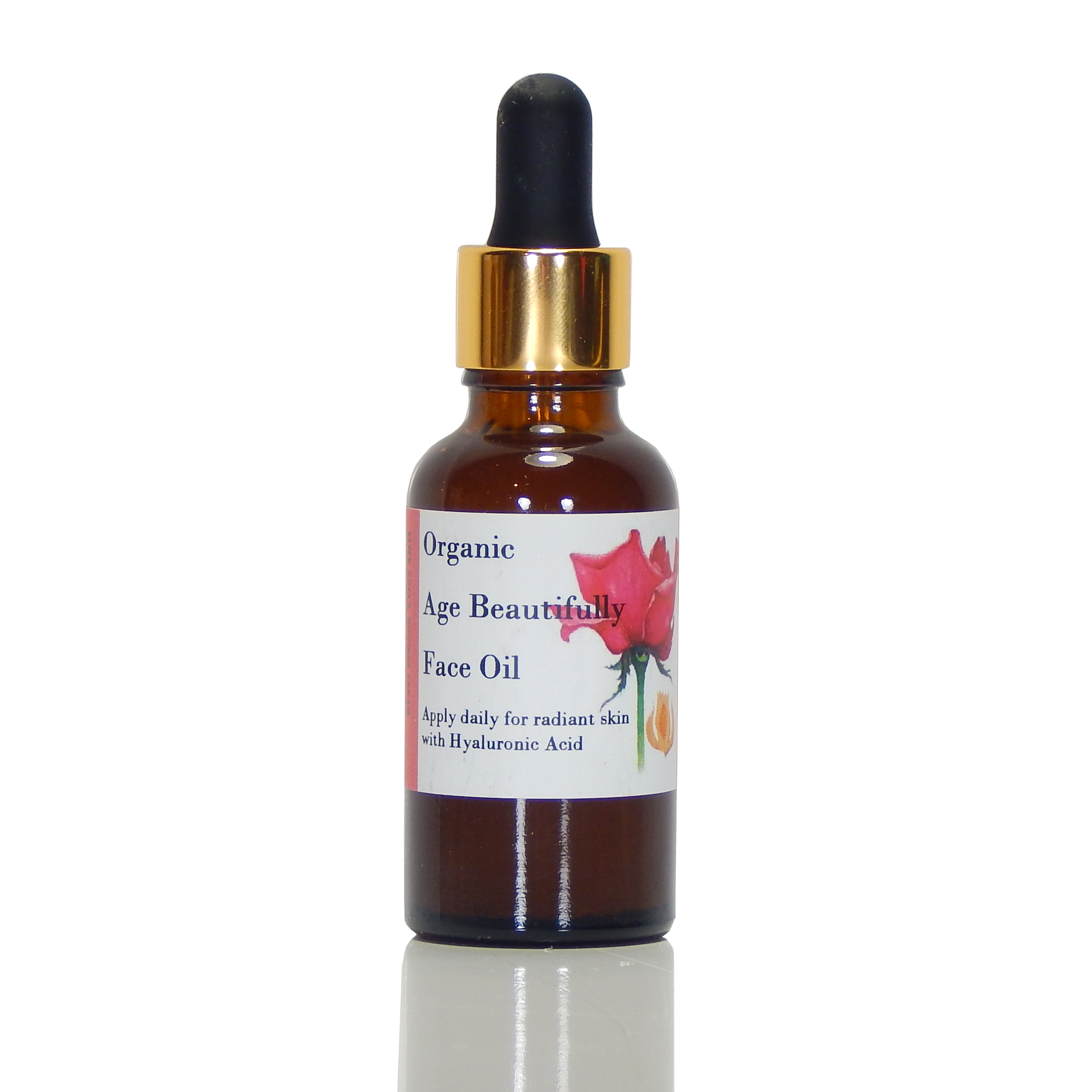 Organic Age Beautifully Face Oil with hyaluronic acid